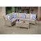 Bramblecrest Outdoor Cushion, Blue Lattice