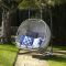 Bramblecrest Outdoor Cushion, Blue Lattice