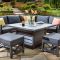 Hartman Sorrento Garden Corner Firepit Set, Grey