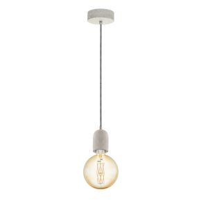 Eglo Yorth Ceiling Pendant Light, Light Grey Concrete