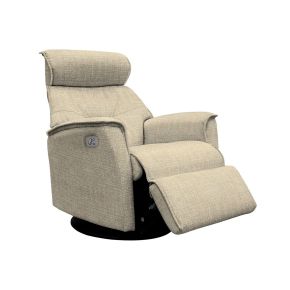 G Plan Malmo Large Power Recliner Fabric Chair, Loom Clay