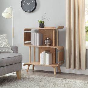 Jual Vienna Short Bookcase, Oak