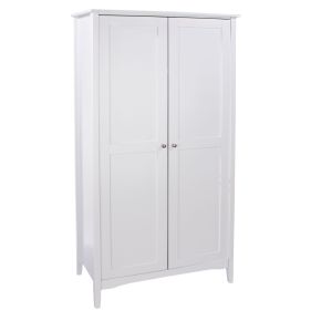 Casa Carla 2 Door Wardrobe, White