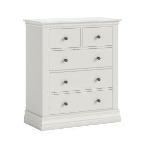 Casa Anna 2+3 Chest of Drawers, Cotton White