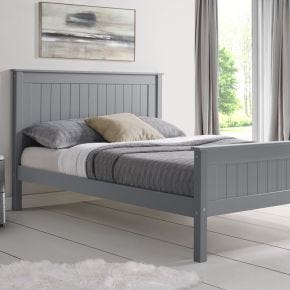 Casa Lily Bed Frame, Single, Grey