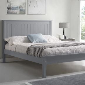 Casa Lily Low Foot End Frame, Single, Grey