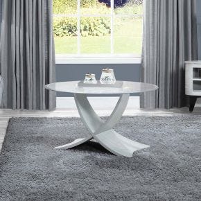 Jual Siena Glass Coffee Table, Grey