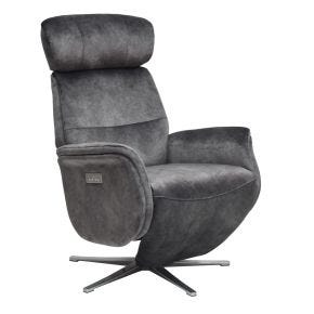 Casa Memphis Fabric Power Recliner Chair, Shadow
