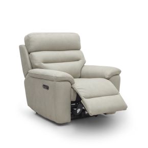 Casa Travis Power Recliner Fabric Armchair with Head Tilt