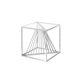 Casa Abstract Glass Side Table