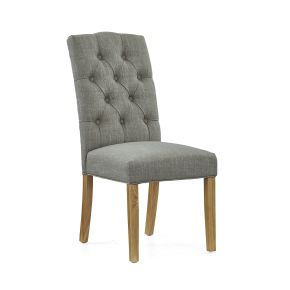 Casa Nantes Upholstered Dining Chair, Grey