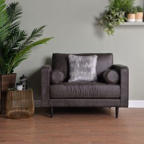 Casa Roma Fabric Armchair, Slate