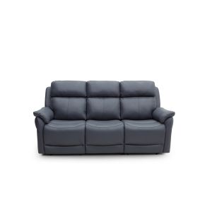 Casa Maxwell 3 Seater Power Recliner Leather Sofa