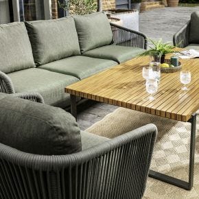 Hartman Eden Garden Lounge Set, Juniper Green