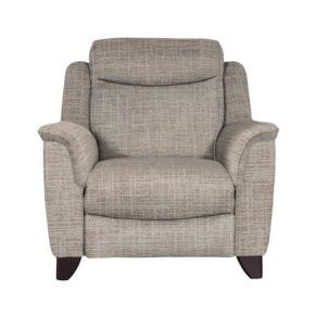 Parker Knoll Manhattan Power Recliner Fabric Armchair, Dash Oatmeal