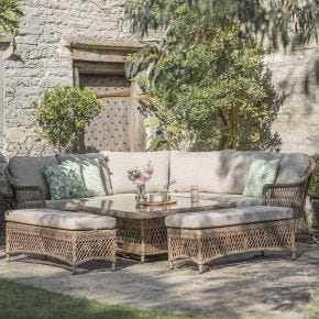 Bramblecrest RHS Rosemoor Garden Modular Corner Sofa Set