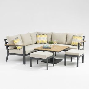 Nova Heidi Adjustable Garden Corner Lounge Set