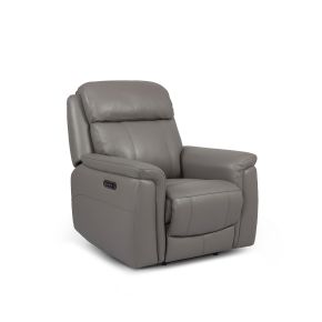 La-Z-Boy Paris Power Recliner Leather Armchair with Head Tilt & Lumbar