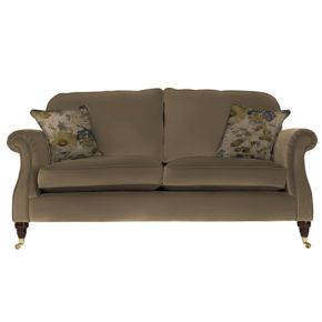 Parker Knoll Westbury Large 2 Seater Leather Sofa, Como Sage