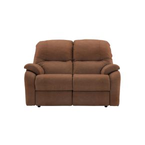 G Plan Mistral 2 Seater Leather Sofa, Dallas Tan