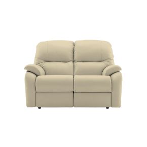 G Plan Mistral 2 Seater Leather Sofa, Capri Stone