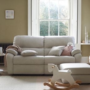 G Plan Mistral Small Manual Recliner Leather Armchair