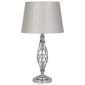 Pacific Lifestyle Jenna Table Lamp, Nickel