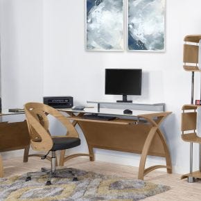Jual Helsinki 900 Office Desk, Oak