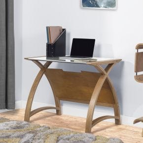 Jual Helsinki 900 Laptop Office Desk, Oak