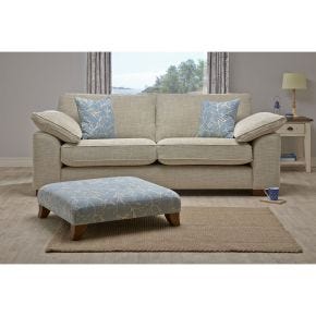 Casa Blaise 3 Seater Fabric Sofa