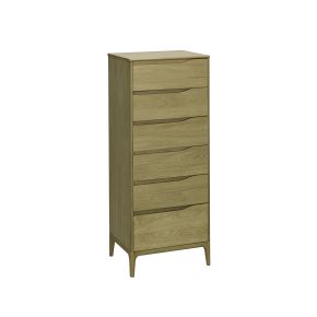 Ercol Rimini 6 Drawer Tall Chest of Drawers