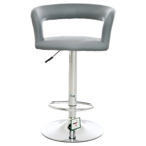 Casa Titan Bar Stool, Light Grey