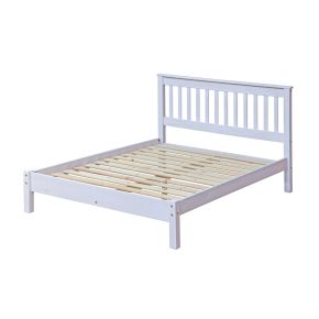 Casa Connor Bed Frame, Double, White