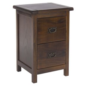 Casa Brett 2 Drawer Narrow Bedside Table