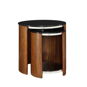 Jual San Marino Curve Nest of Tables, Walnut