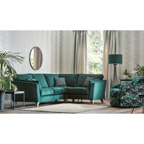 Casa Viscount Fabric Small Corner Sofa