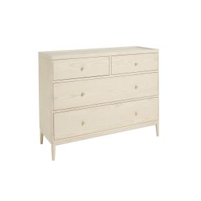 Ercol Salina 4 Drawer Wide Chest of Drawers 