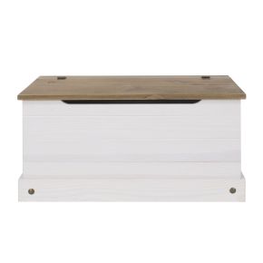 Casa Connor Storage Trunk, White