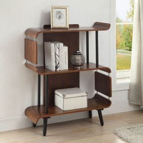 Jual Vienna Short Bookcase, Walnut