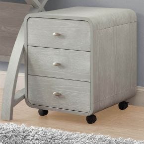 Jual Helsinki 3 Drawer Pedestal Cabinet, Grey