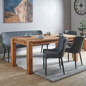 Casa Canberra Table, Bench & 3 Chairs Dining Set