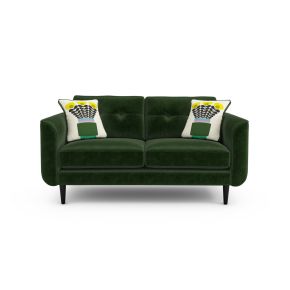 Orla Kiely Linden Small Velvet Sofa, Bandon Forest