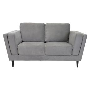 Casa Bexley 3 Velvet Seater Sofa, Grey