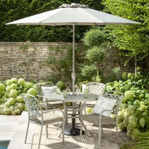 Hartman Berkeley Garden Dining Set, 4 Seater, Maize