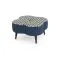 Orla Kiely Daisy Fabric Large Footstool