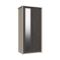 Casa Lyon 2 Door Mirrored Wardrobe, Anthracite