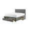 Casa Holly Bed Frame, Double, Grey