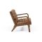 Casa Danna Faux Leather Armchair, Achilles Brown