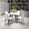 Casa Angelo Linear Dining Chairs, Set of 2, White