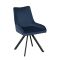 Casa Brooklyn Velvet Dining Chair, Blue